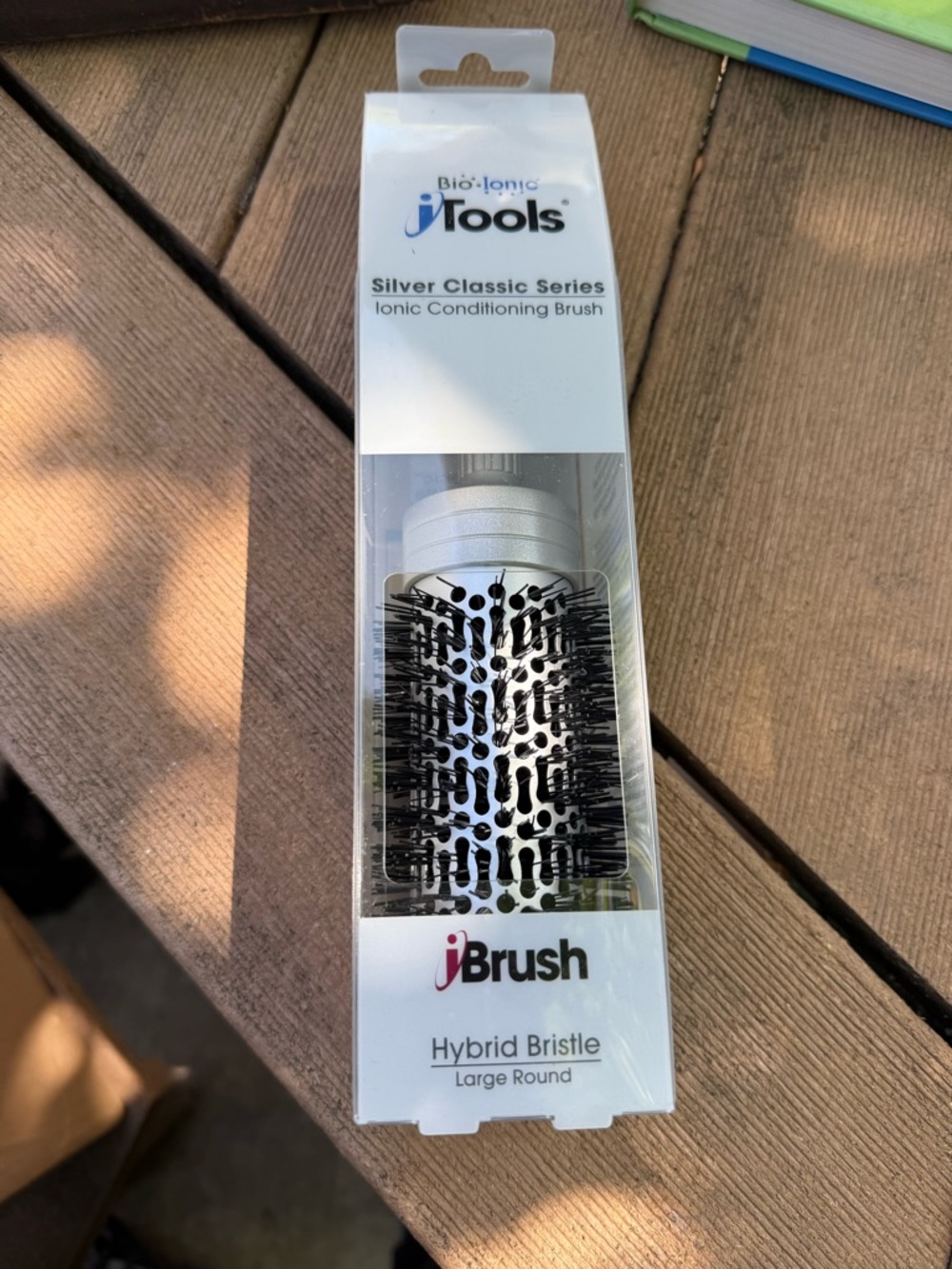 Bio-Ionic jTools Silver Classic jBrush - Silver and Black Round Brush